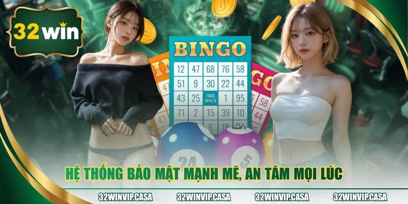 Hệ thống bảo mật mạnh mẽ, an tâm mọi lúc