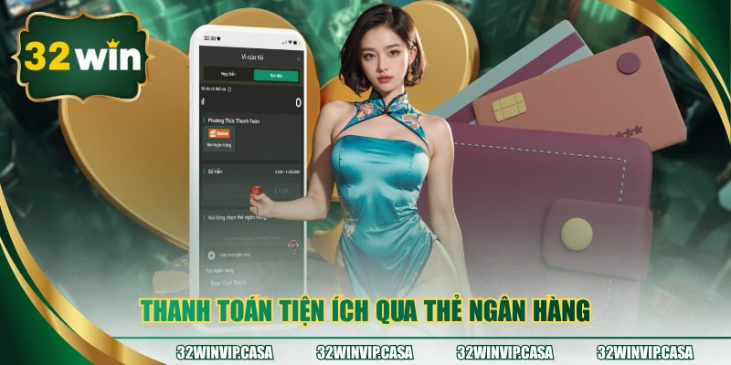 Thanh toán tiện ích qua thẻ ngân hàng